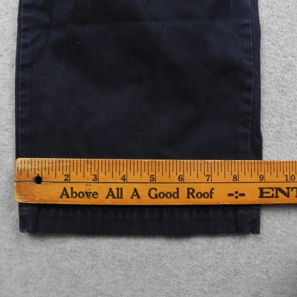Banana Republic Pants Mens 31 Dawson Chino Navy Blue Cotton Straight Trousers